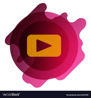 Button video player social media youtube vector image