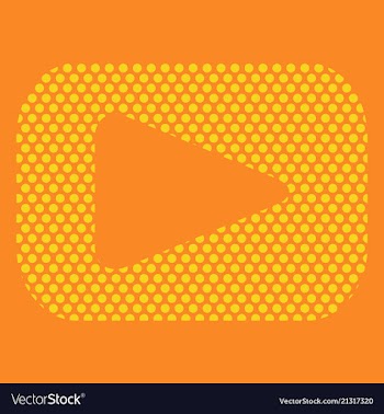 Button video player social media youtube vector image