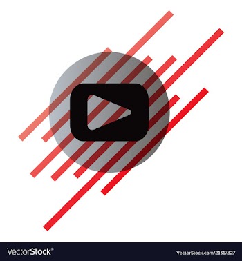 Button video player social media youtube vector image