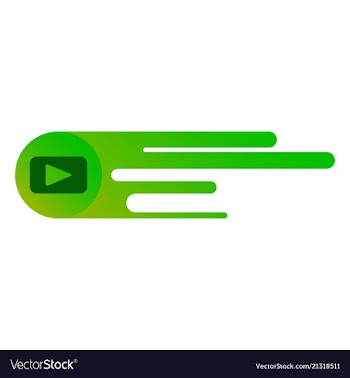 Button video player social media youtube vector image