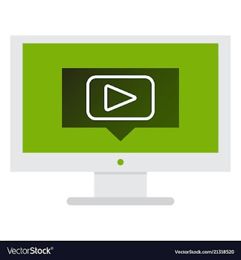 Button video player social media youtube vector image
