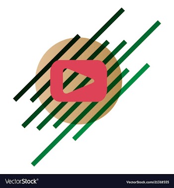 Button video player social media youtube vector image