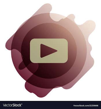 Button video player social media youtube vector image