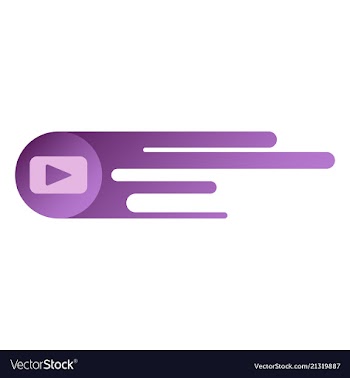 Button video player social media youtube vector image
