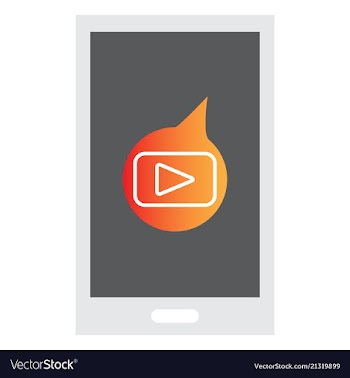 Button video player social media youtube vector image