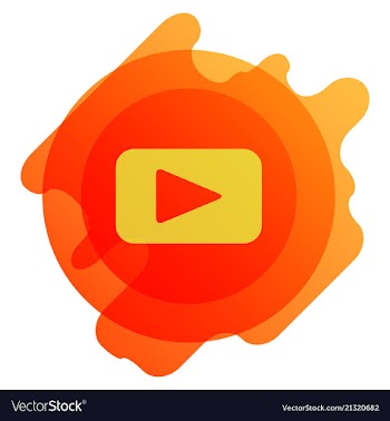 Button video player social media youtube vector image