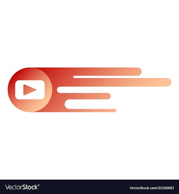 Button video player social media youtube vector image