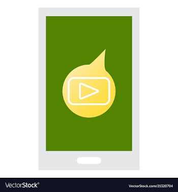 Button video player social media youtube vector image