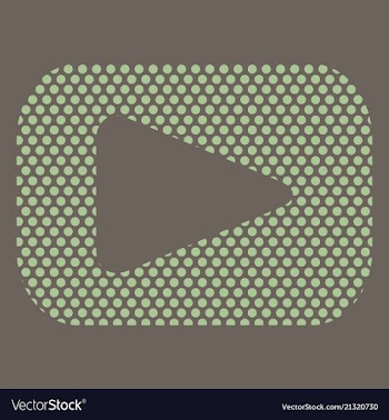 Button video player social media youtube vector image