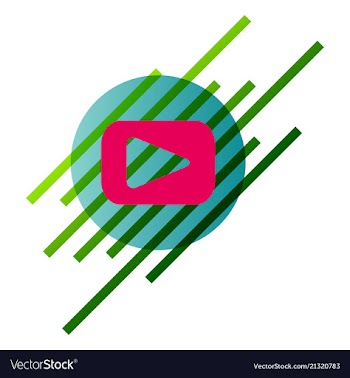 Button video player social media youtube vector image
