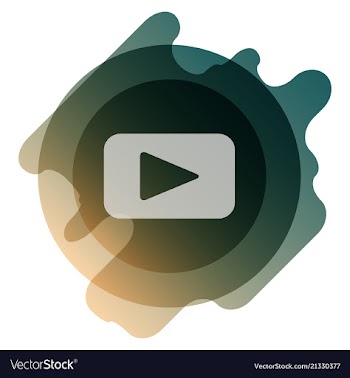 Button video player social media youtube vector image