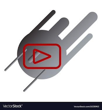 Button video player social media youtube vector image