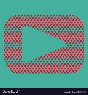 Button video player social media youtube vector image