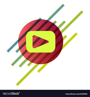 Button video player social media youtube vector image