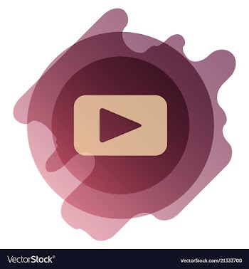 Button video player social media youtube vector image