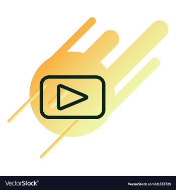 Button video player social media youtube vector image