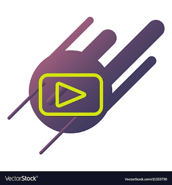 Button video player social media youtube vector image