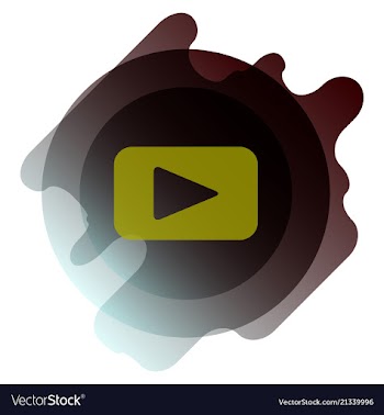Button video player social media youtube vector image