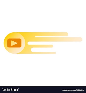 Button video player social media youtube vector image