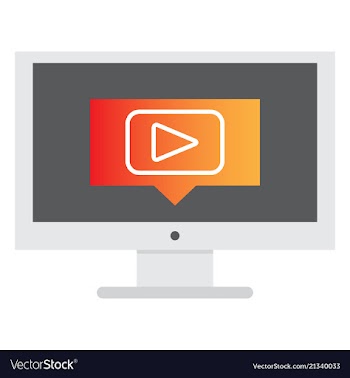 Button video player social media youtube vector image
