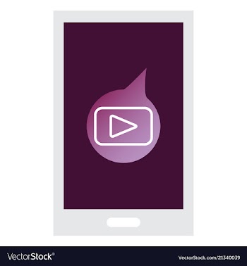 Button video player social media youtube vector image