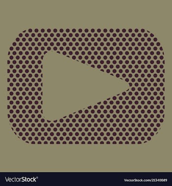 Button video player social media youtube vector image