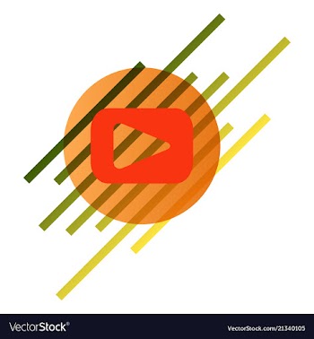 Button video player social media youtube vector image