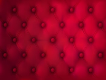 Buttoned leather background. red elegant fabric quilted texture with symmetric sewn buttons Free Vector