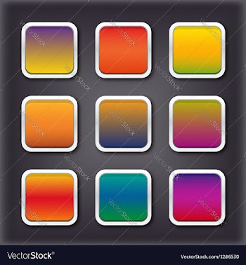  					Buttons set vector image														