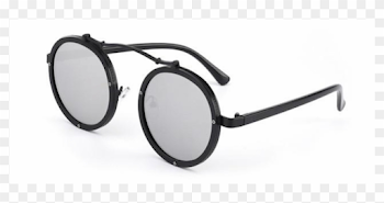 Buy Steampunk Bolt Frame Round Sunglasses Online - Circle Frame ...
