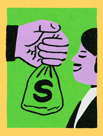 Buy the Dip: Retro Investment Poster