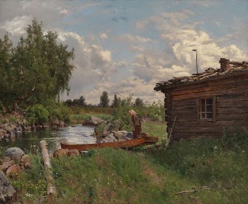 By a stream, 1870 - | Free Photo - rawpixel