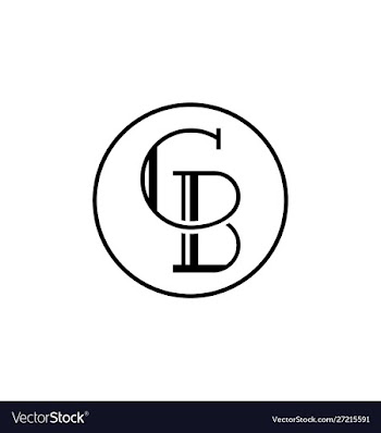 C b letter logo alphabet design vector image