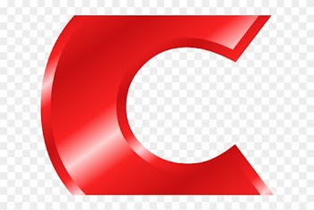 C Clipart Red Letter - Alphabet