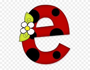 Ꭿϧc ‿✿⁀ Font Alphabet, Letters And Numbers, Ladybugs, - Vaquita De San Antonio Animados