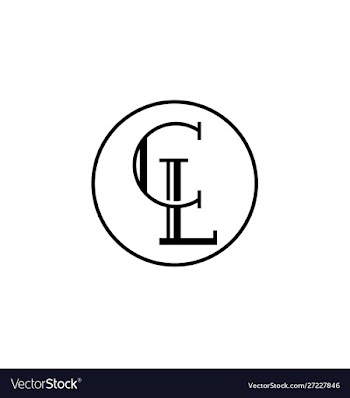C l letter logo alphabet design vector image