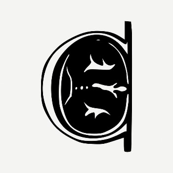 C letter drawing, vintage illustration | Free PSD - rawpixel
