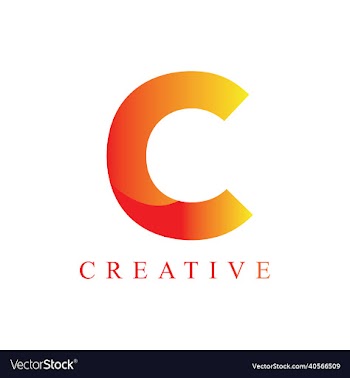 c letter logo design letter logo design template