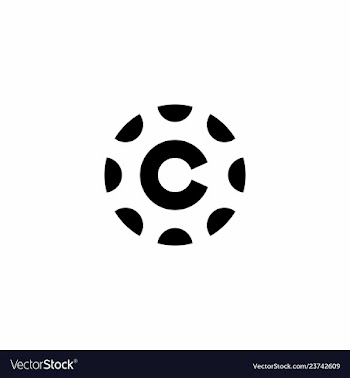 C letter logo icon mark vector image