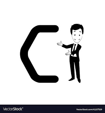 c letter logo template