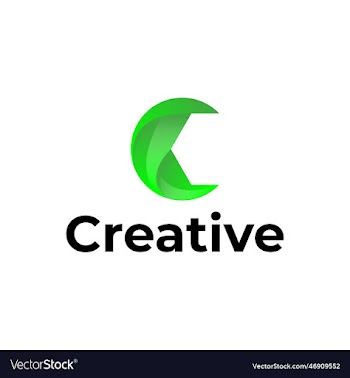 c letter modern 3d logo design