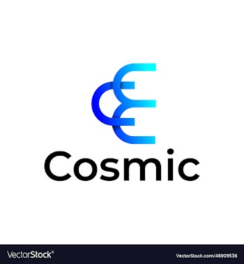 c m letter modern logo design