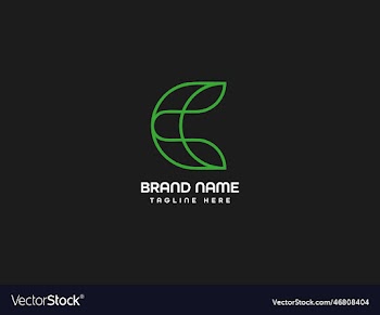 c monogram letter logo