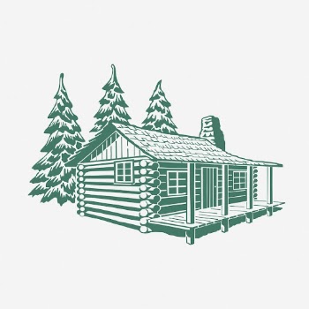 Cabin in woods, nature illustration. | Free Photo - rawpixel