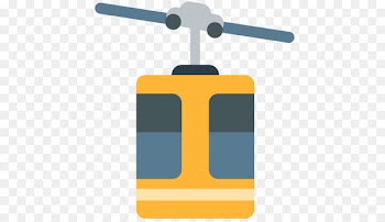 Cable car Emoji Trolley Aerial tramway Transport - Emoji 