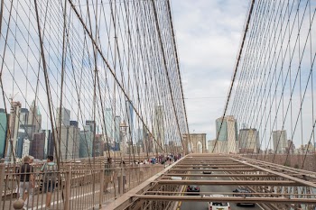 Cable People on Cable Bridge