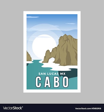 cabo san lucas poster design