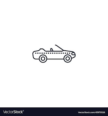 cabriolet creative icon from transport icons