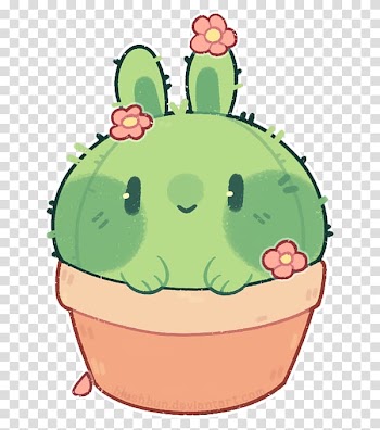 Cactaceae Drawing Kavaii Chibi , watercolor cactus transparent background PNG clipart