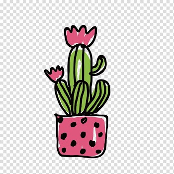 Cactaceae Illustration, Cactus Flower Illustration transparent background PNG clipart